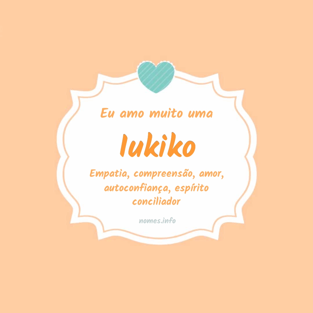 Eu amo muito Iukiko Eu amo muito Iukiko