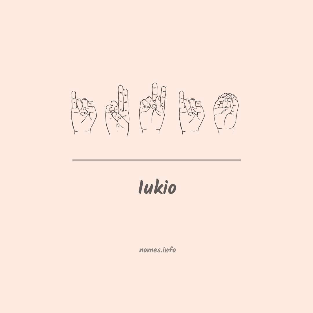 Iukio em Libras
