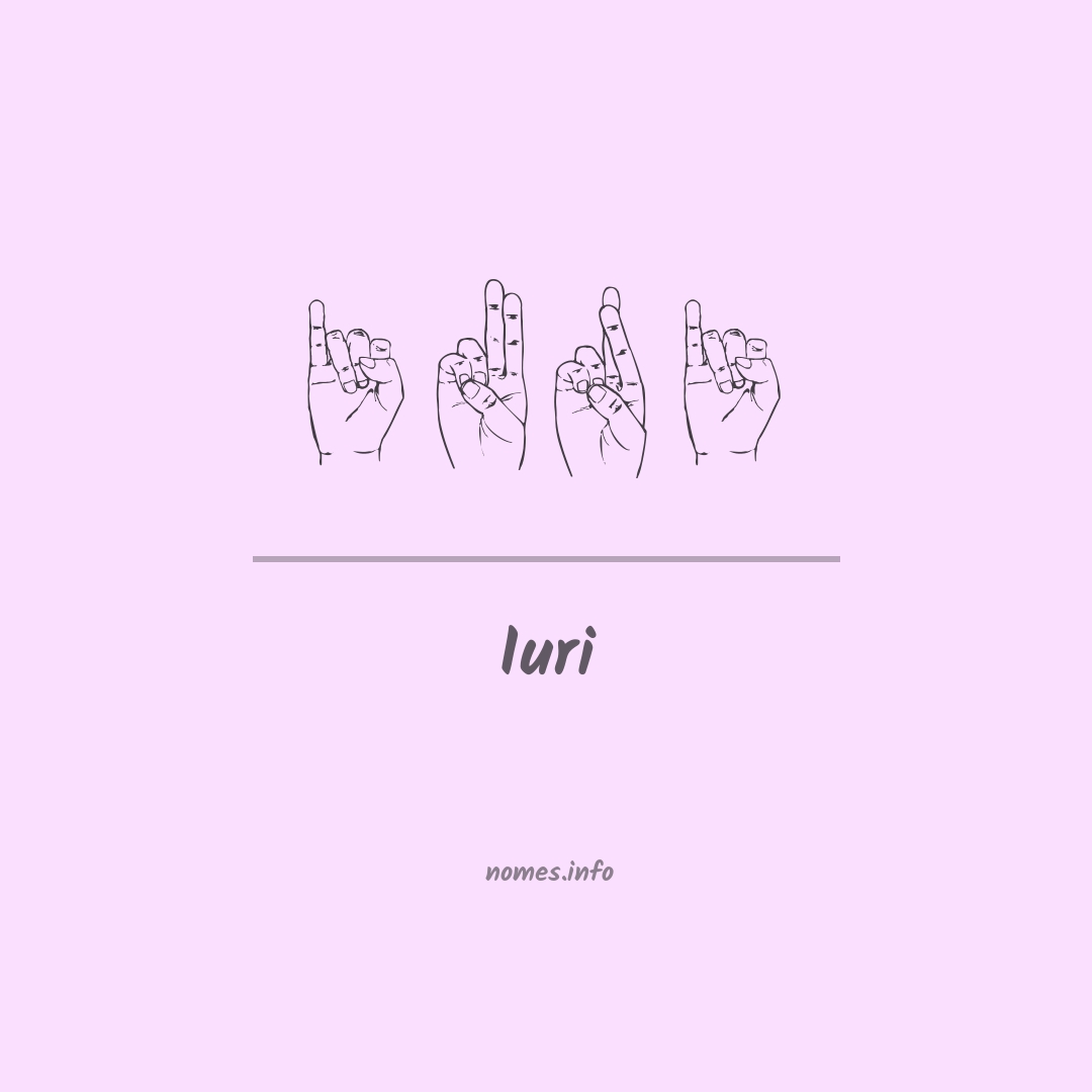 Iuri em Libras