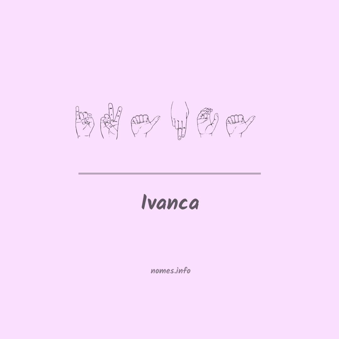 Ivanca em Libras