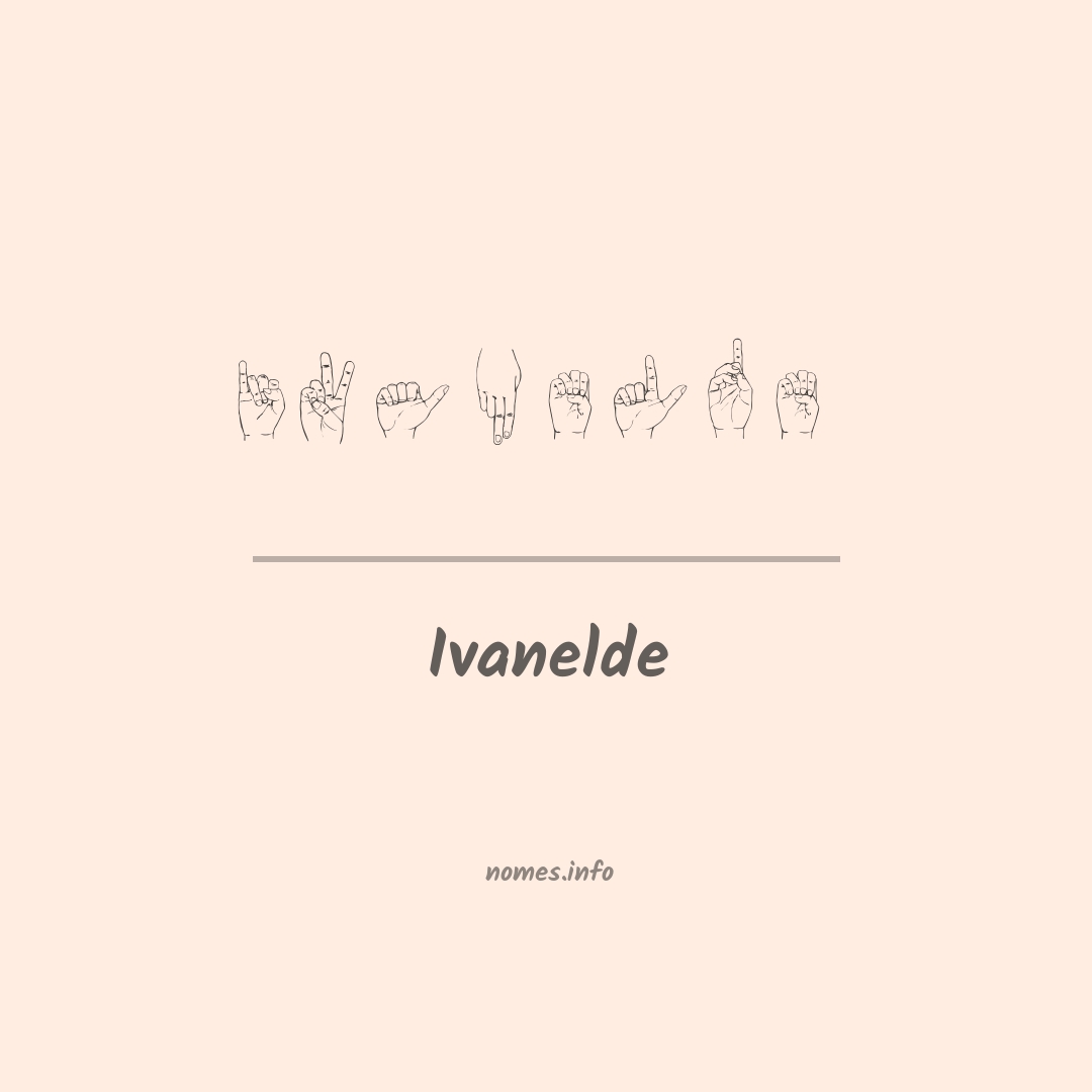 Ivanelde em Libras