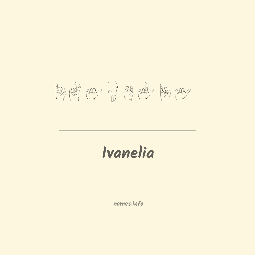 Ivanelia em Libras