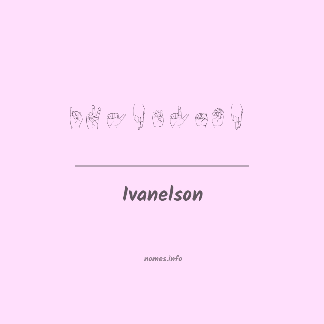 Ivanelson em Libras