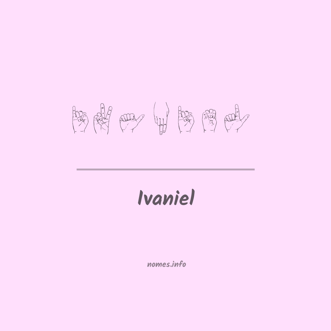 Ivaniel em Libras