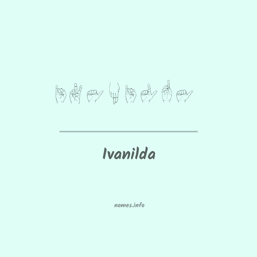 Ivanilda em Libras