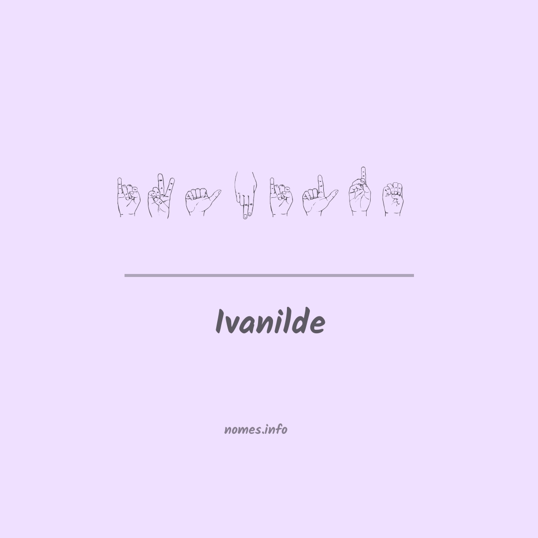 Ivanilde em Libras