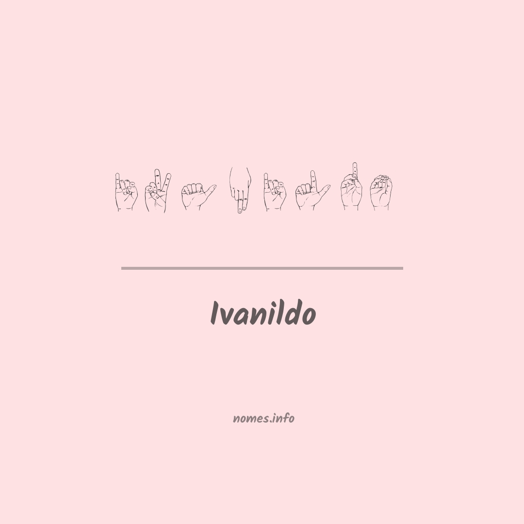 Ivanildo em Libras