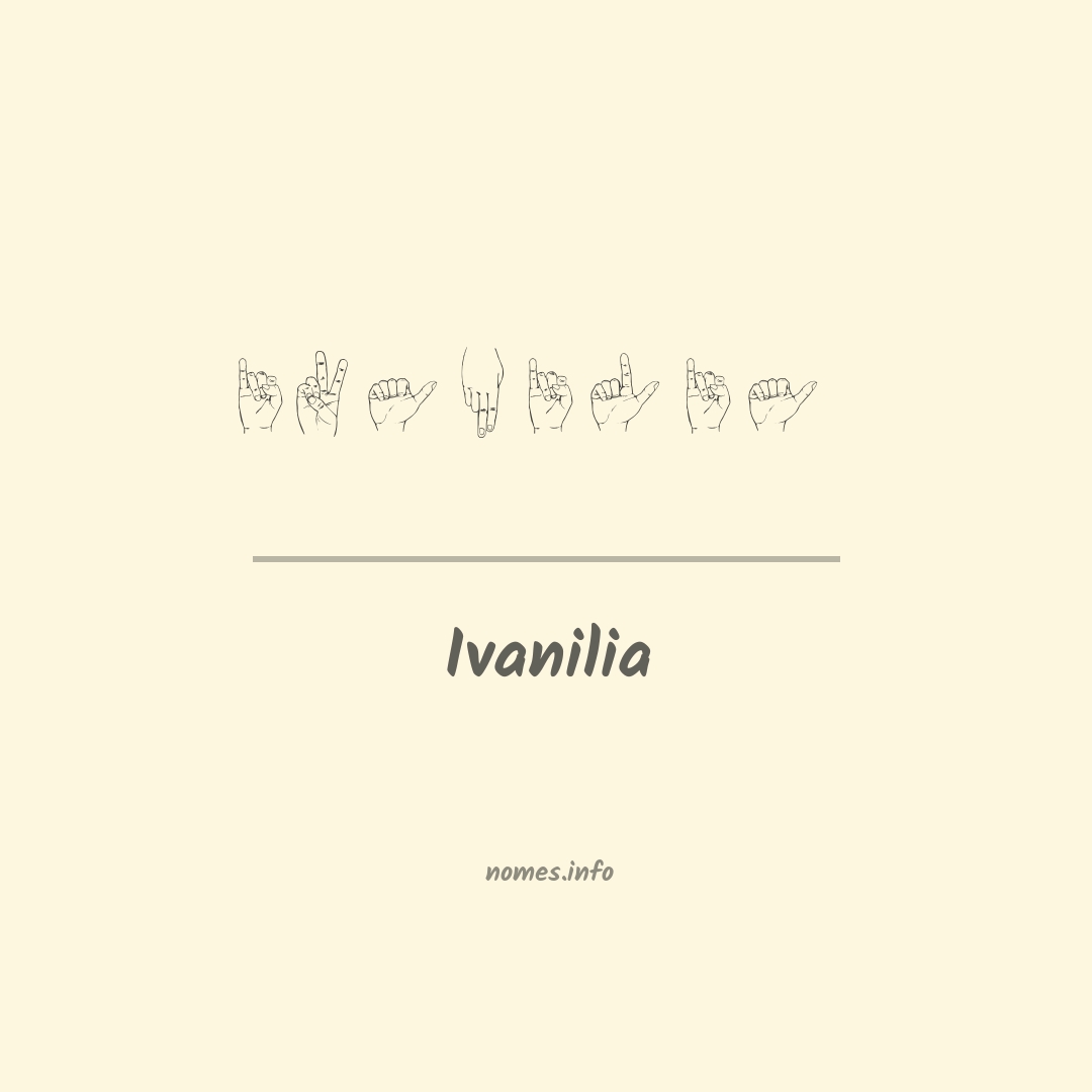 Ivanilia em Libras