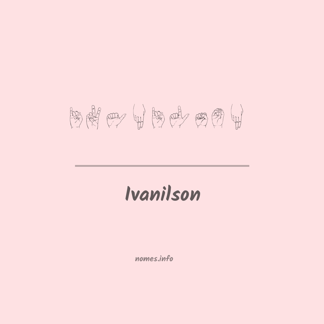 Ivanilson em Libras