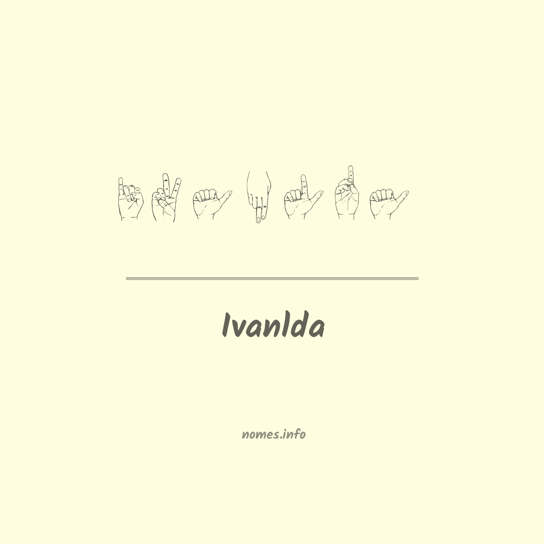 Ivanlda em Libras