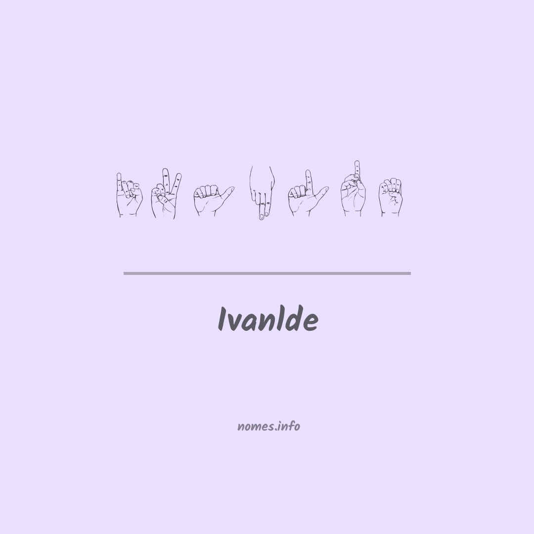Ivanlde em Libras