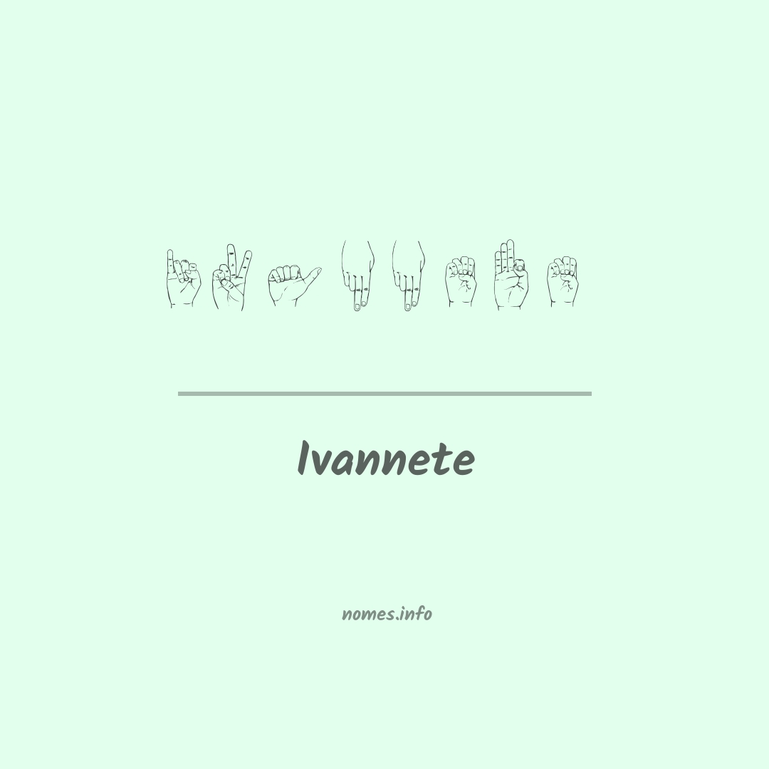 Ivannete em Libras