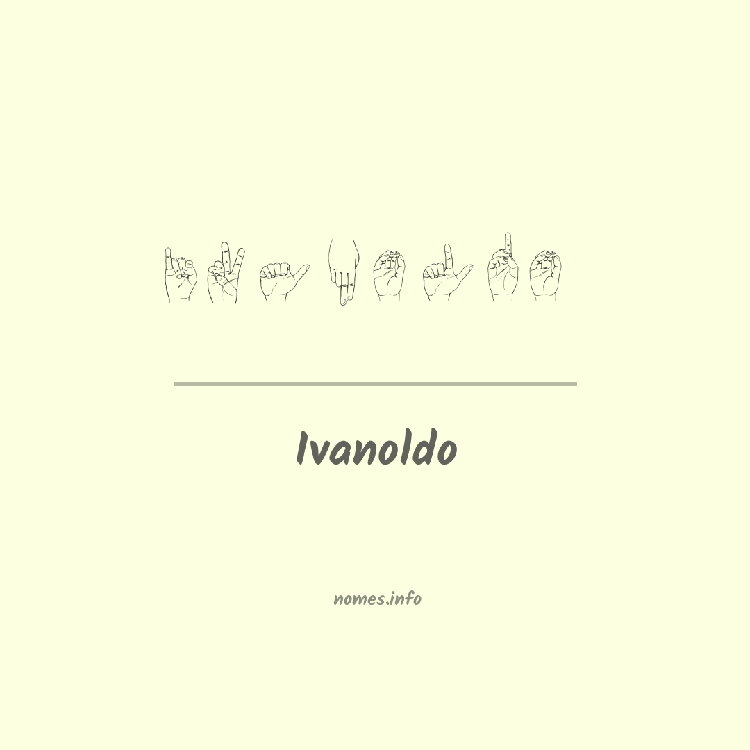 Ivanoldo em Libras