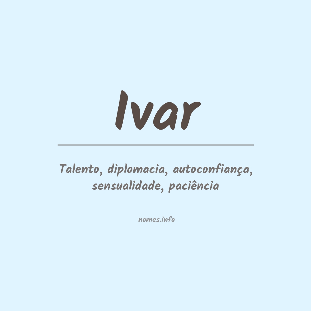 Significado do nome Ivar