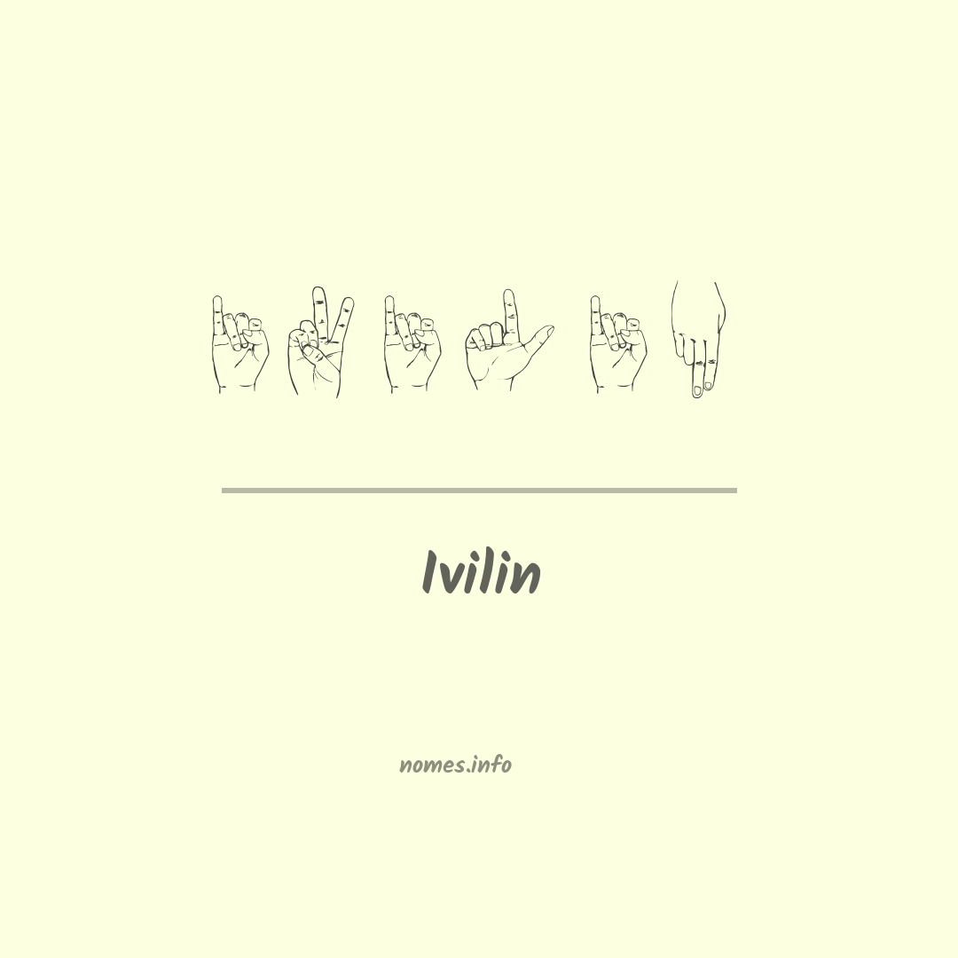 Ivilin em Libras