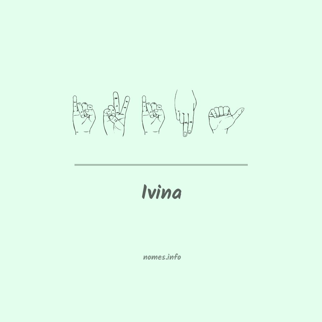Ivina em Libras