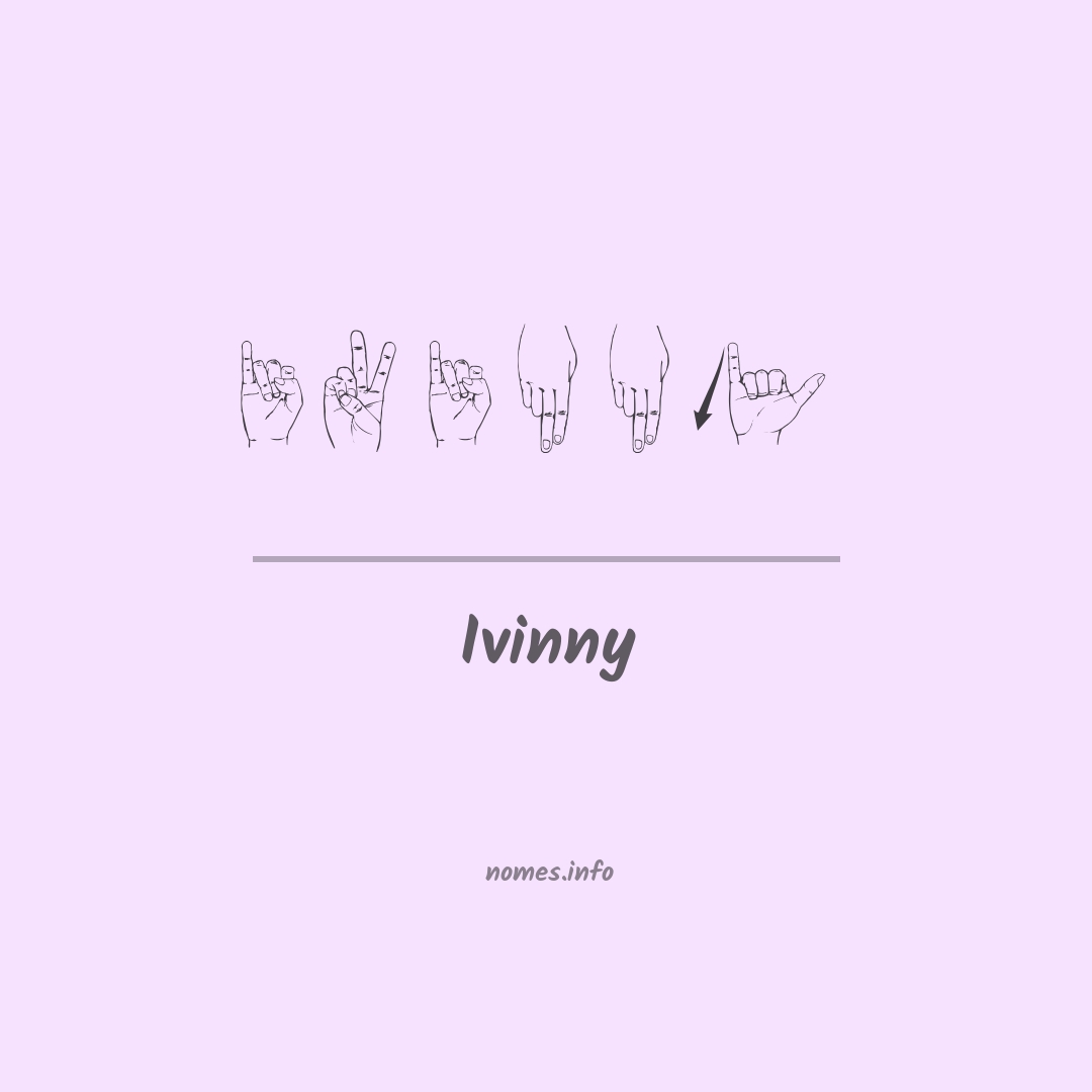 Ivinny em Libras