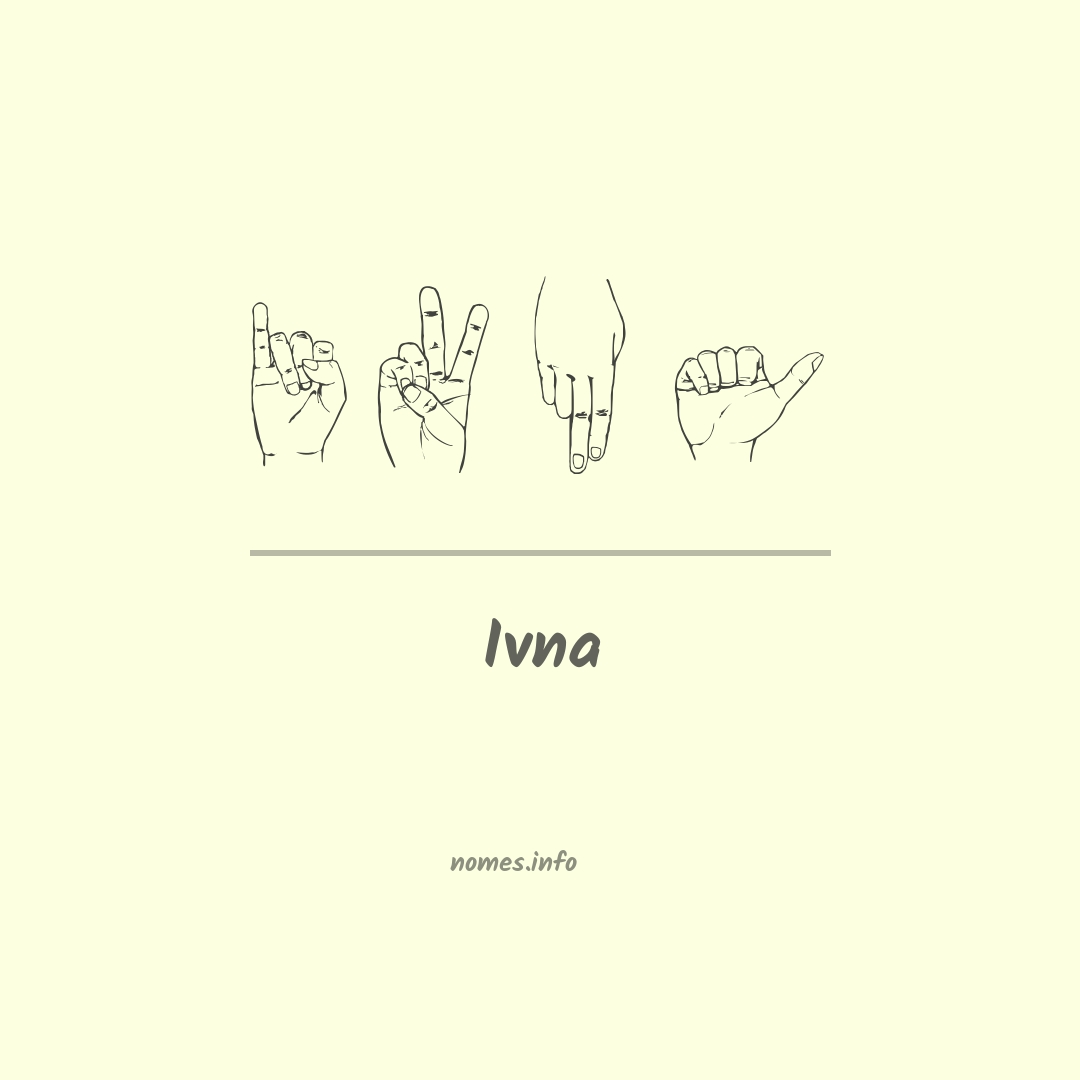 Ivna em Libras