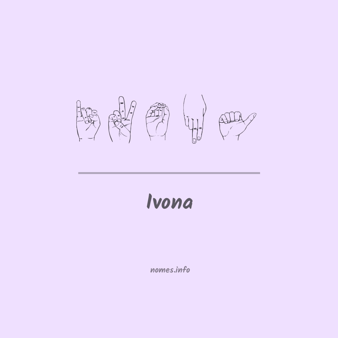 Ivona em Libras