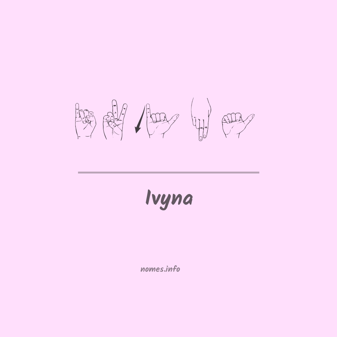 Ivyna em Libras