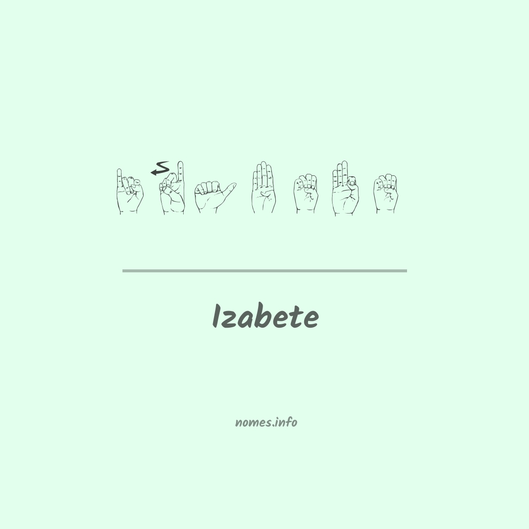 Izabete em Libras