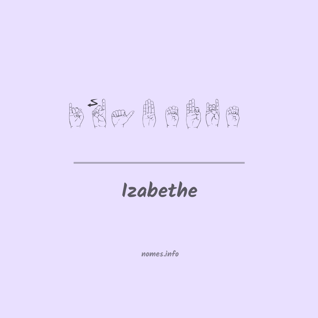 Izabethe em Libras