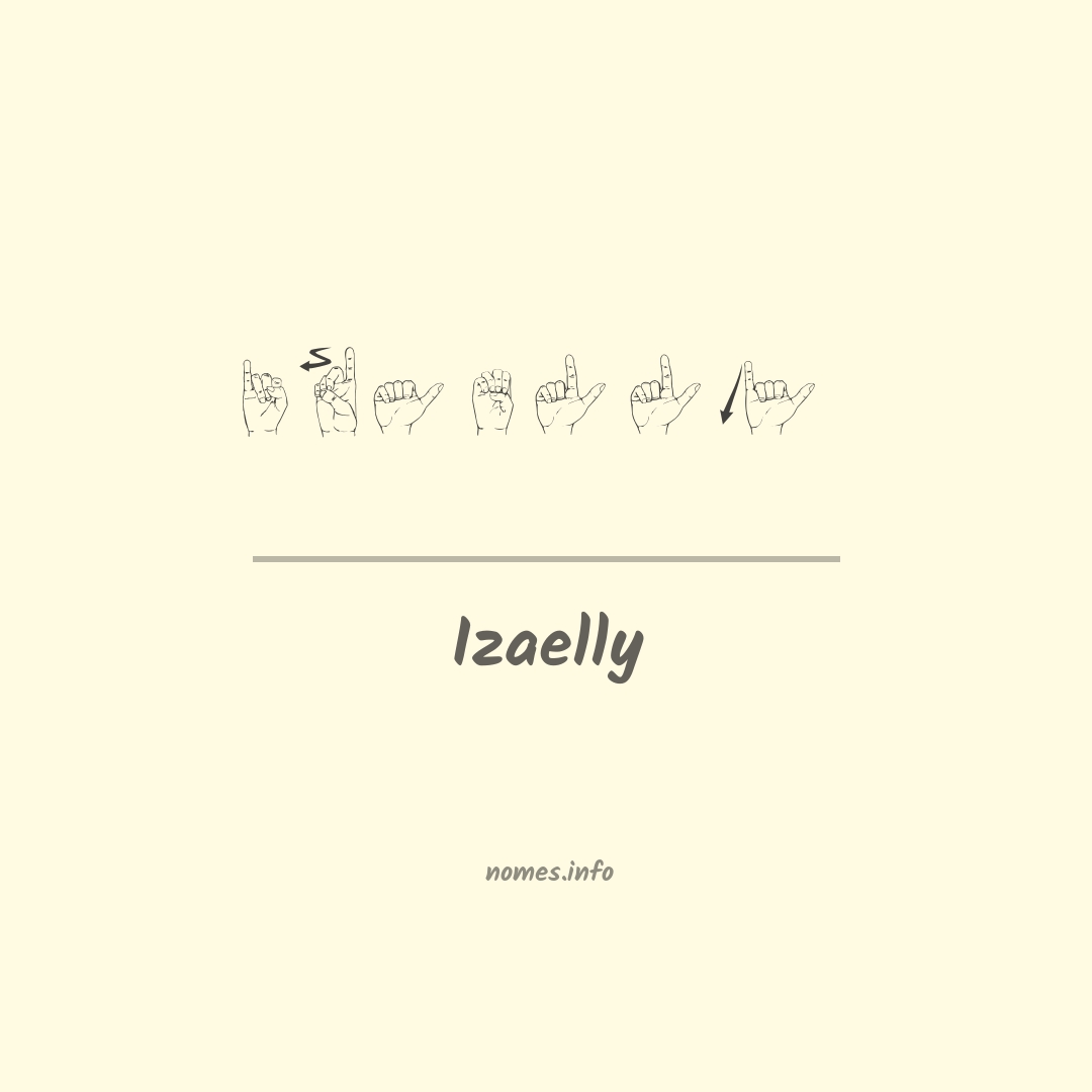 Izaelly em Libras