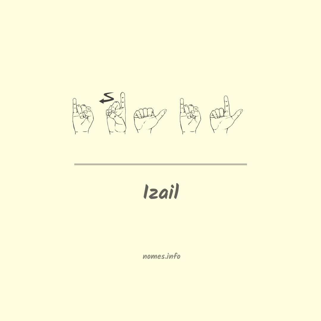 Izail em Libras