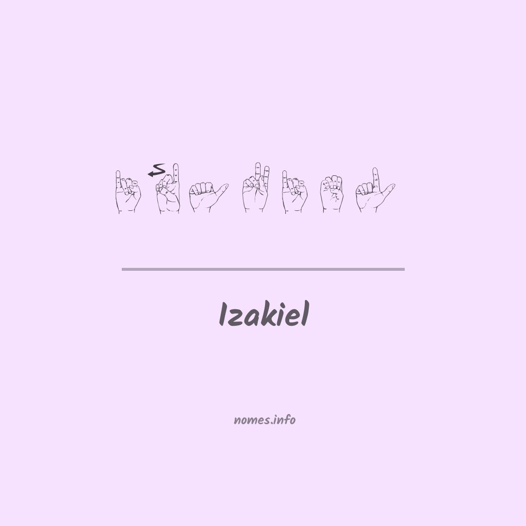 Izakiel em Libras