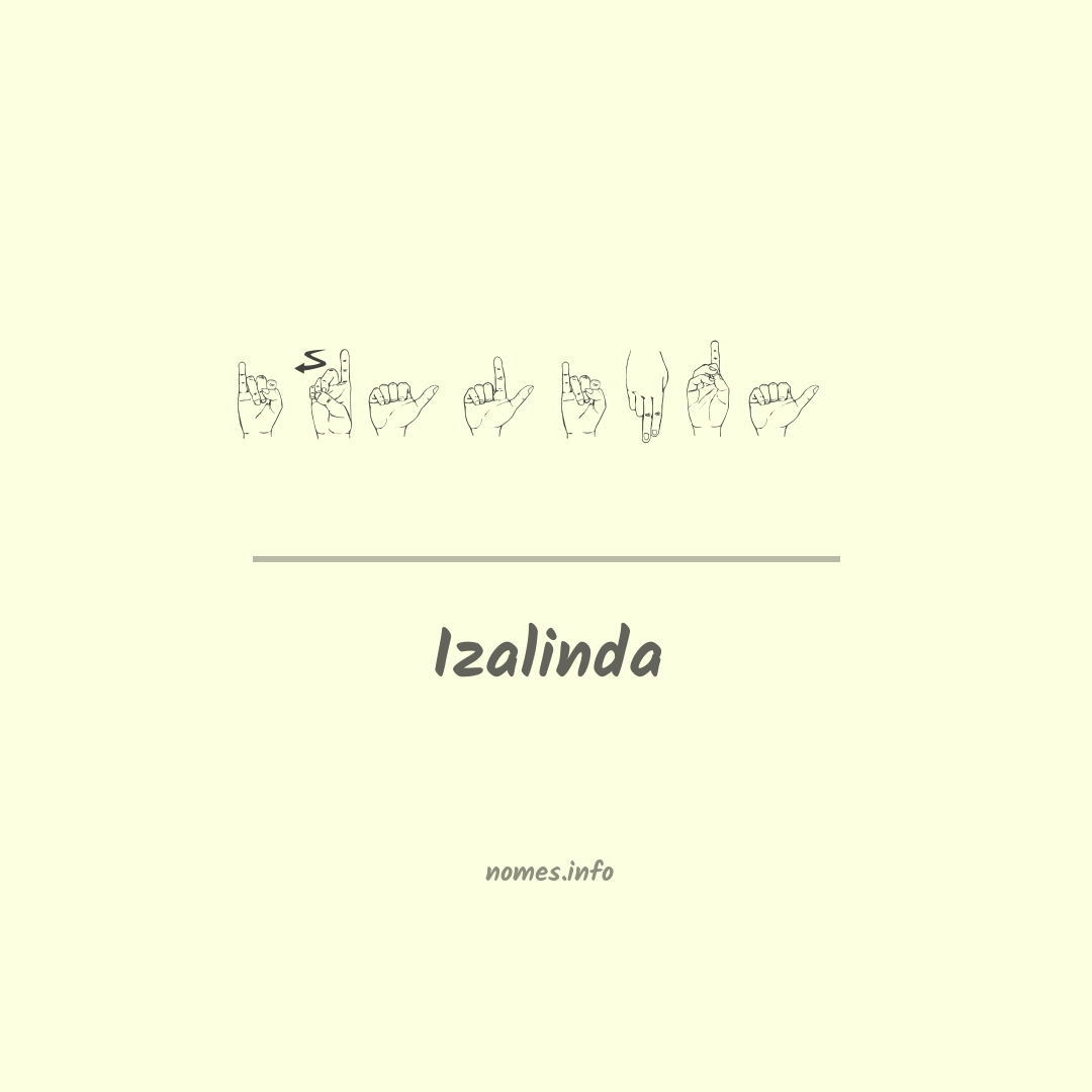 Izalinda em Libras