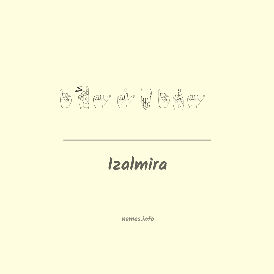 Izalmira em Libras