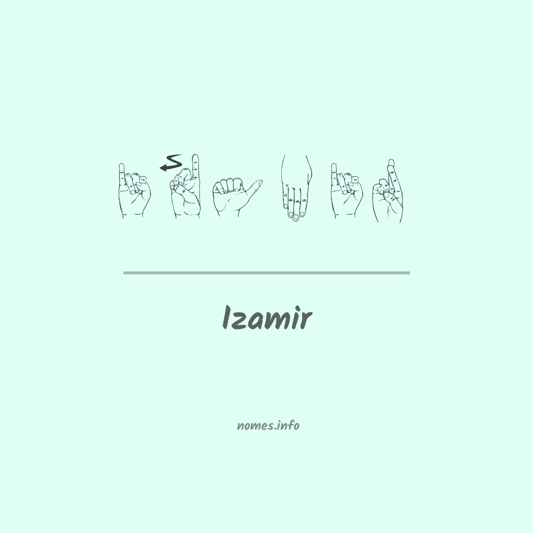 Izamir em Libras