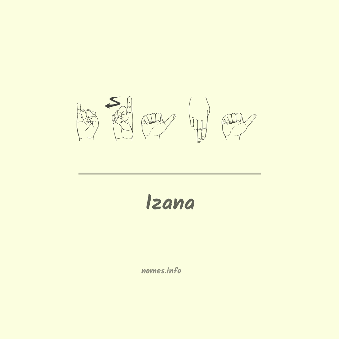 Izana em Libras