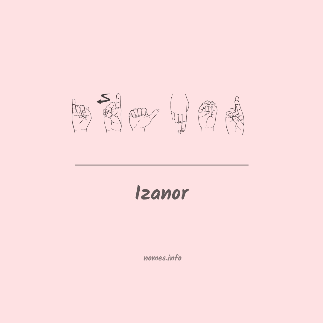 Izanor em Libras