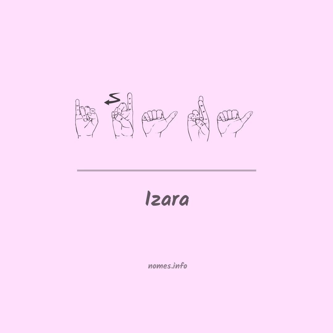 Izara em Libras