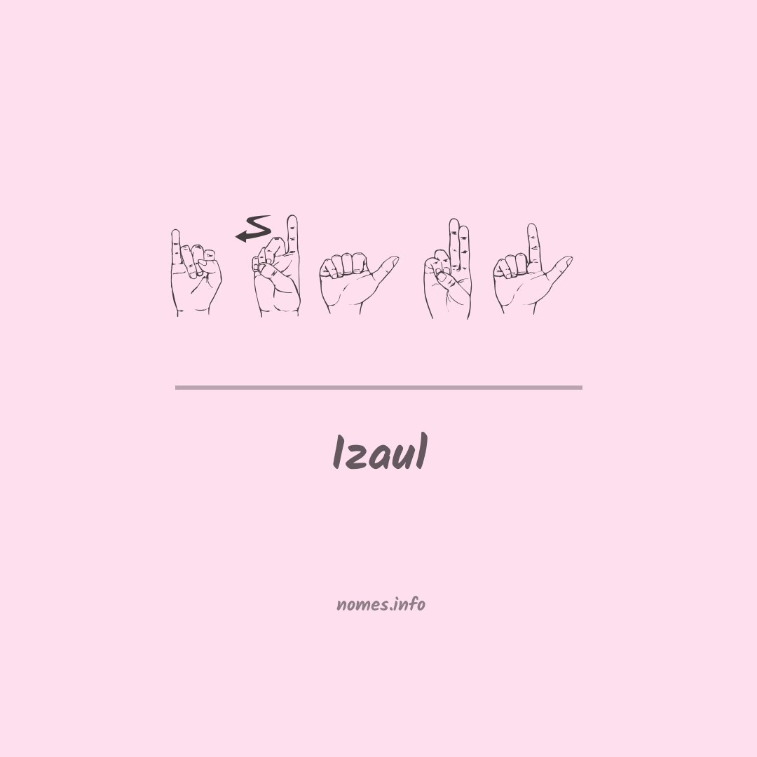 Izaul em Libras