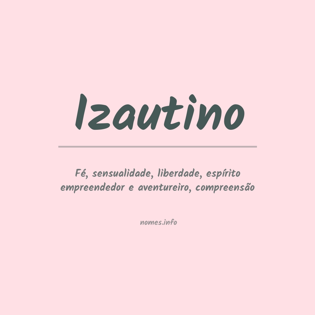 Significado do nome Izautino