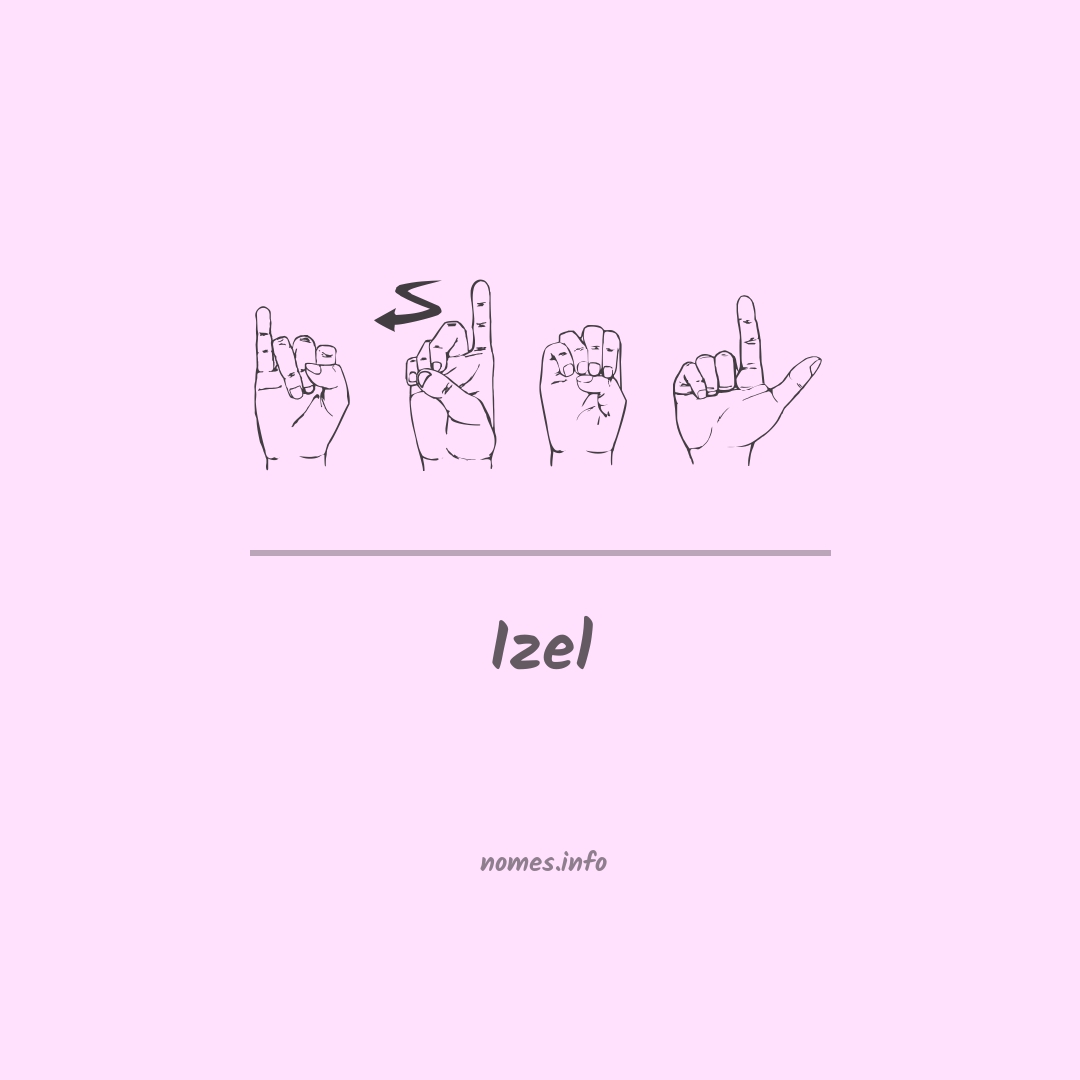 Izel em Libras