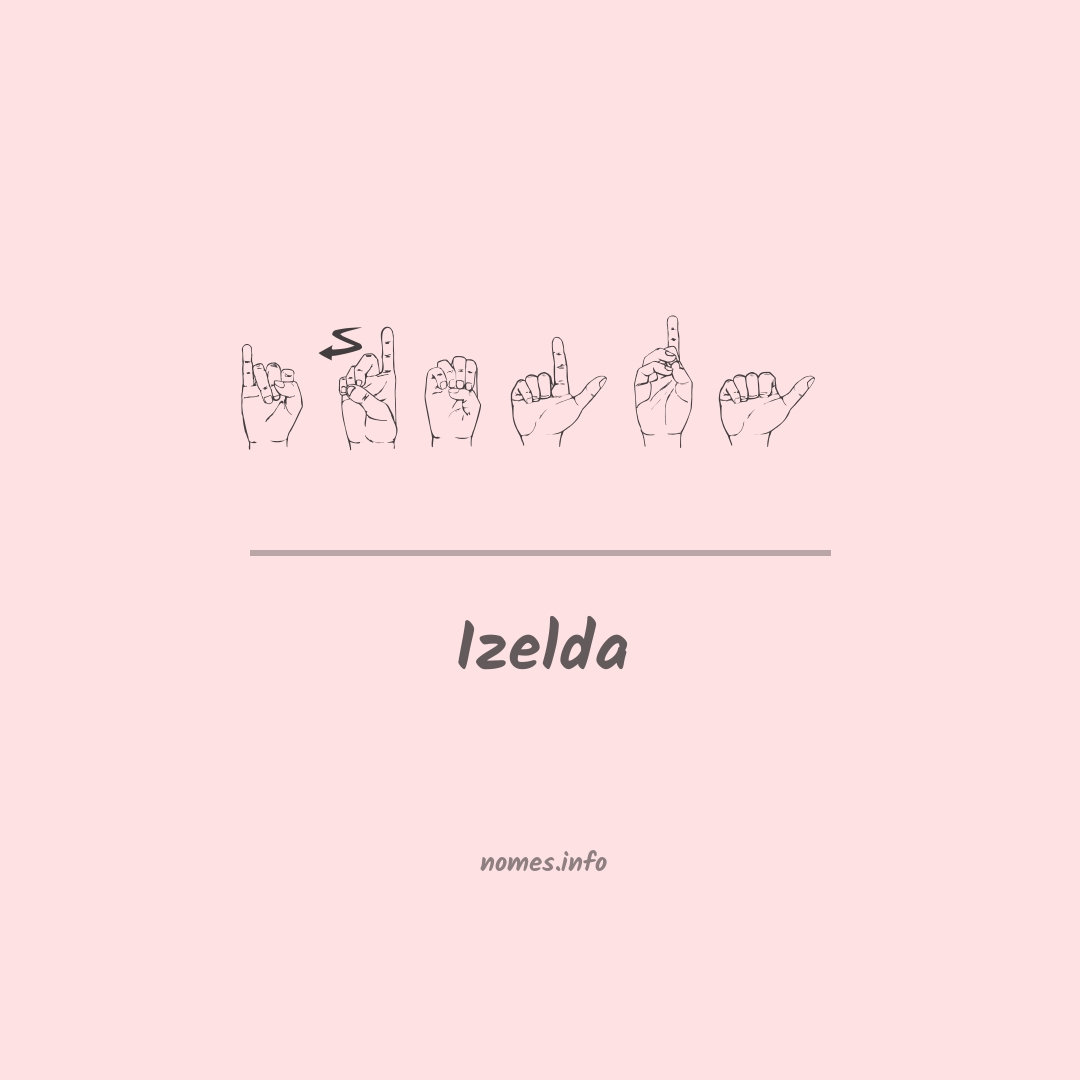 Izelda em Libras