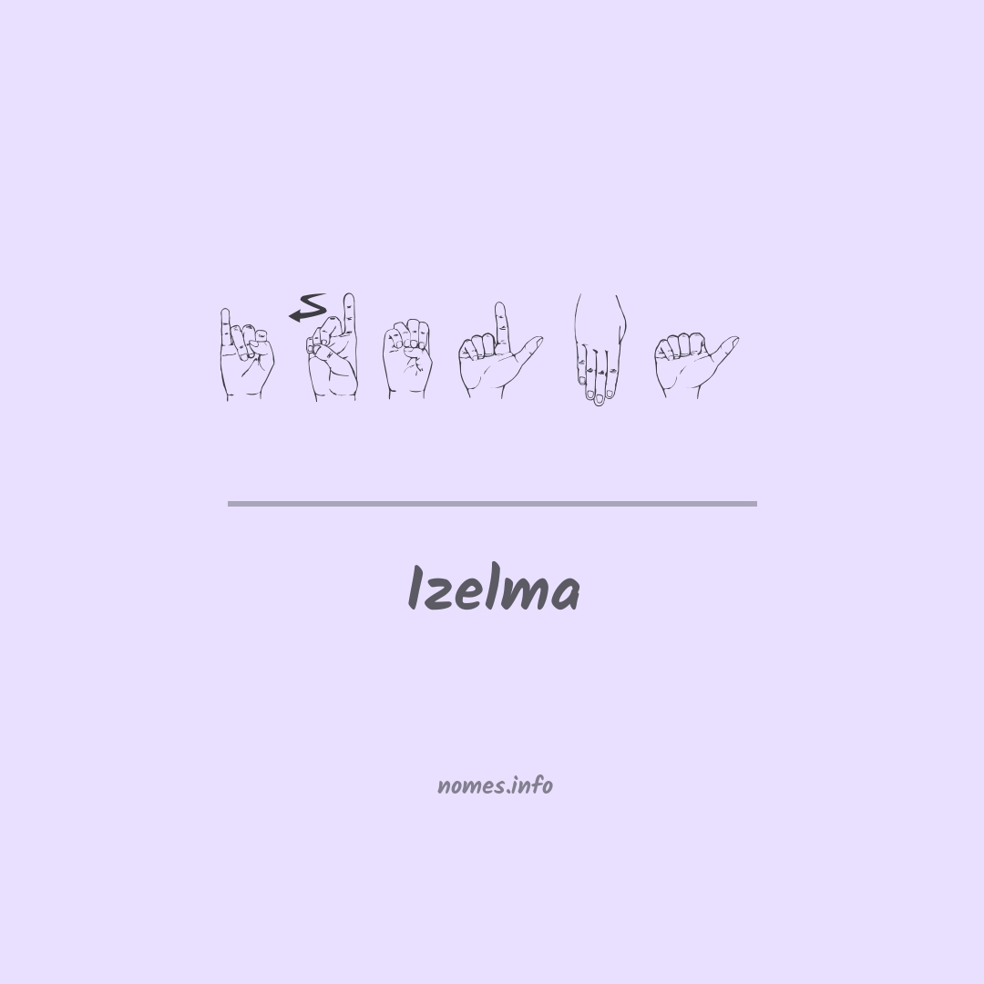 Izelma em Libras