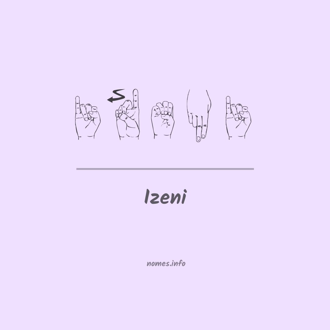 Izeni em Libras
