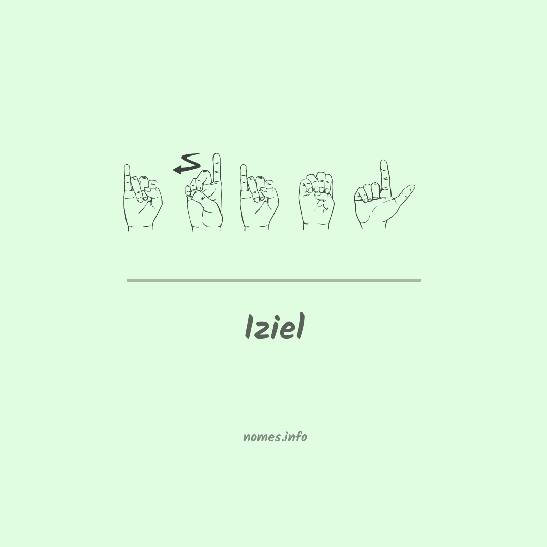 Iziel em Libras Iziel em Libras