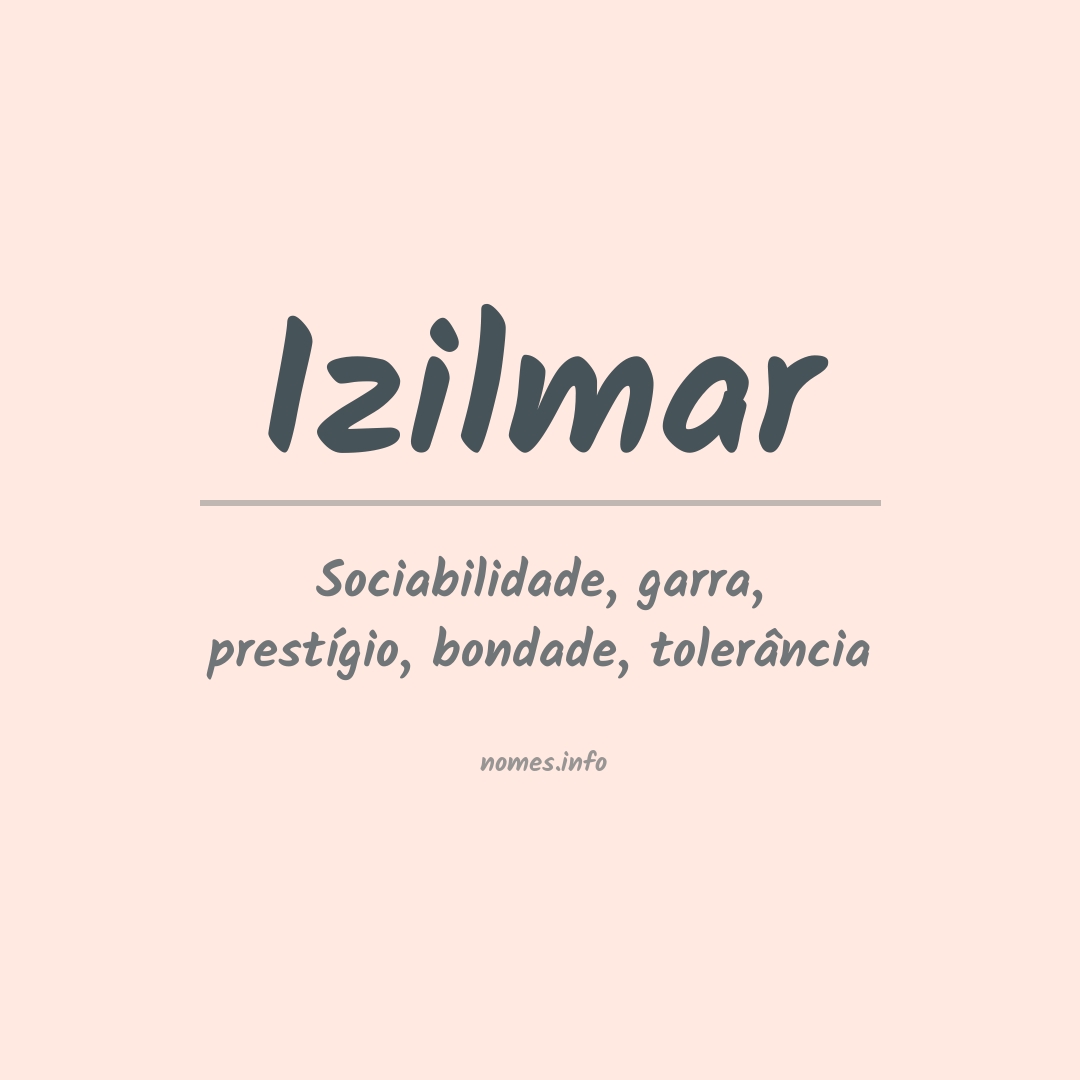 Significado do nome Izilmar