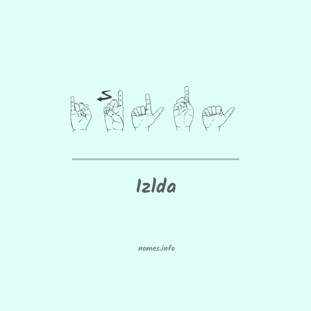 Izlda em Libras