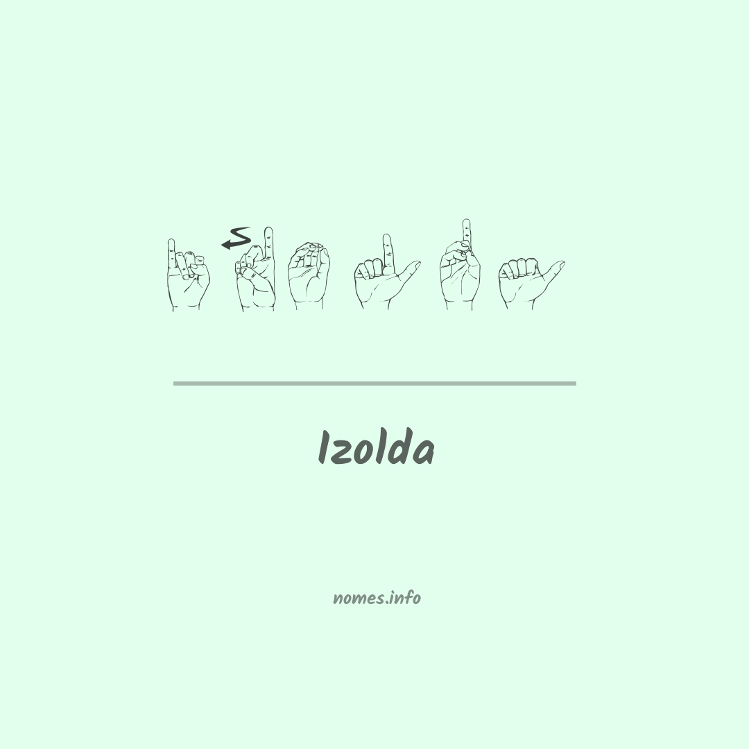 Izolda em Libras