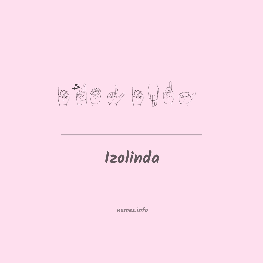 Izolinda em Libras