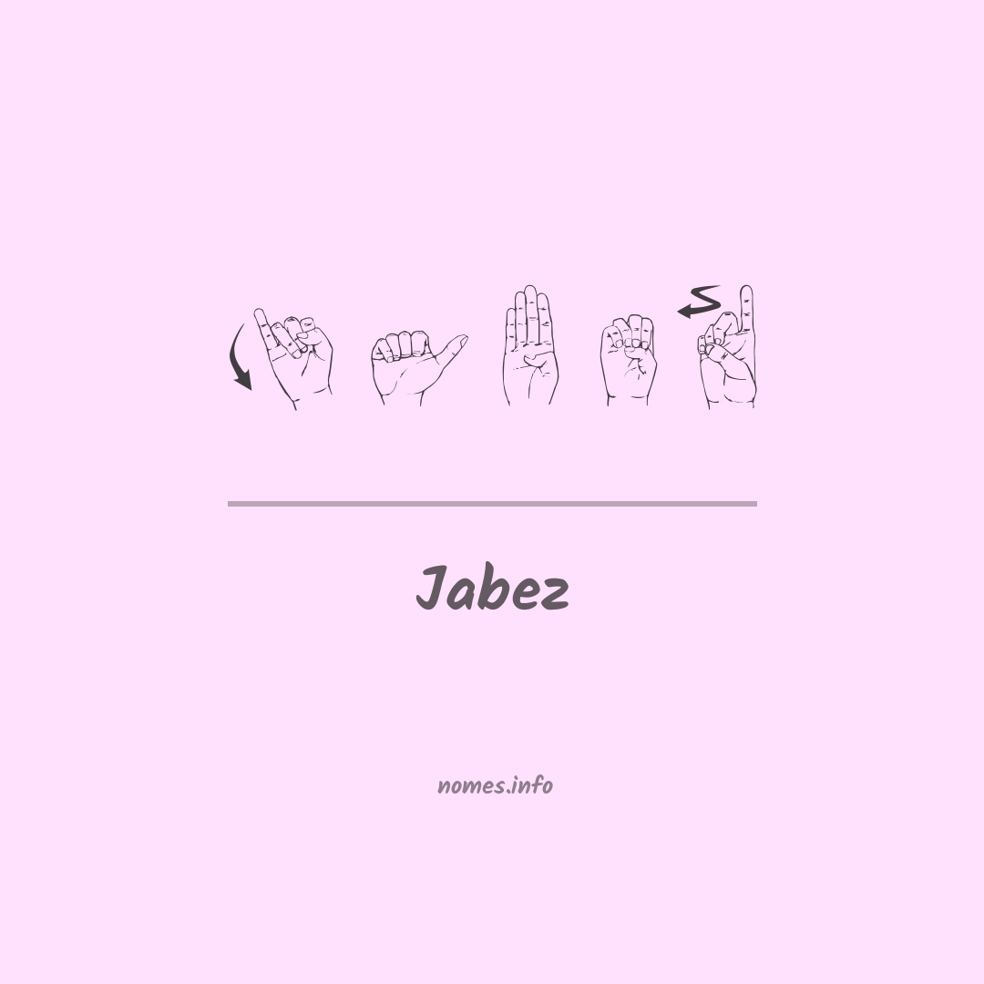 Jabez em Libras