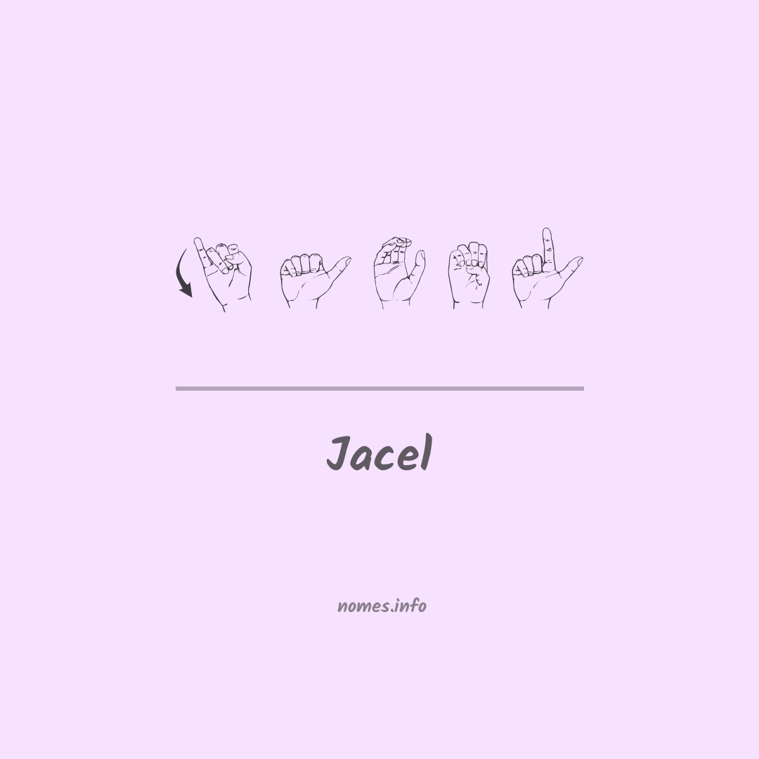 Jacel em Libras