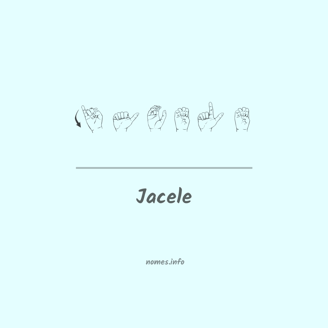 Jacele em Libras