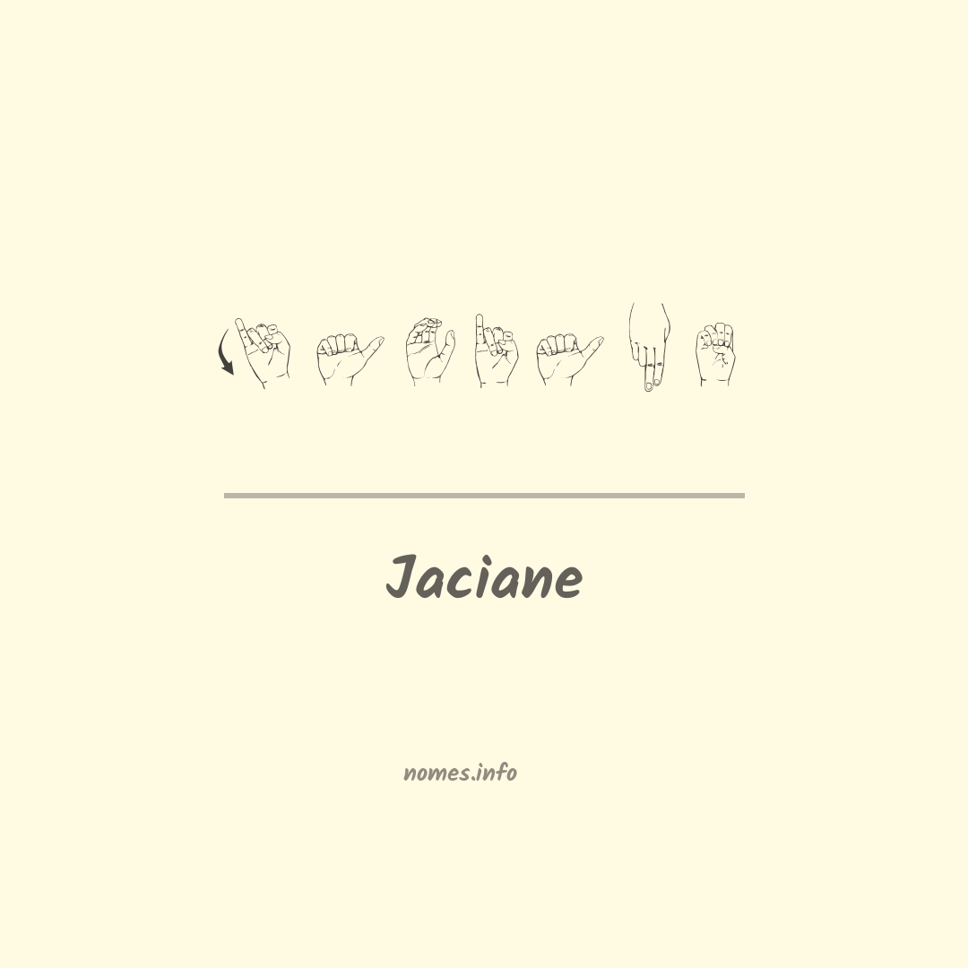 Jaciane em Libras